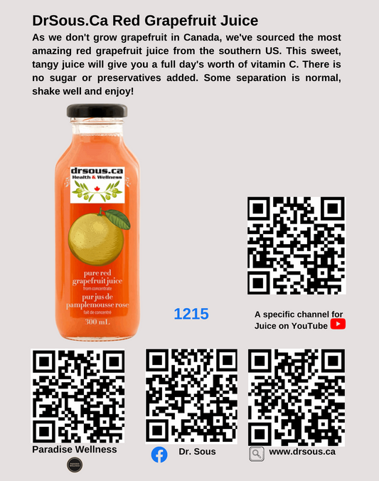 1215. DrSous.Ca Red Grapefruit Juice
