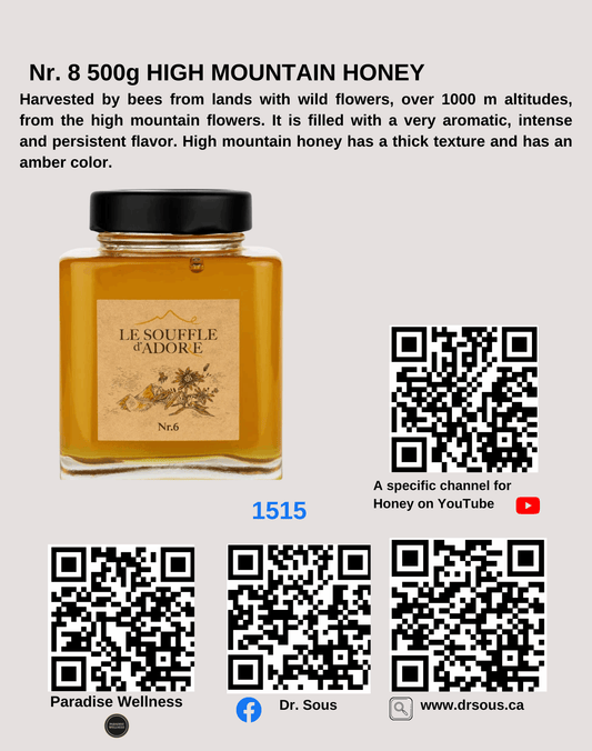 1515. Nr.6 250g Wildflower Honey - DrSous.Ca