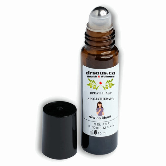 1904. Breath Easy Aromatherapy Roll-On 10 ml - DrSous.Ca