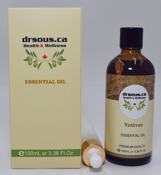241. Vetiver Essential Oil 100ml - DrSous.Ca