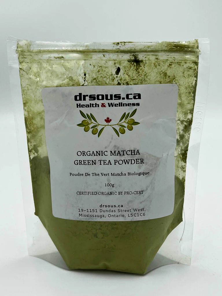 3508.9)Liver detox, 1)Organic Matcha Green Tea Powder, 2) Organic Black Quinoa, 3) Organic Raw Pumpkin Seeds - DrSous.Ca