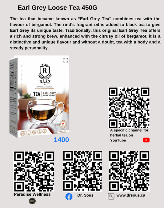 1400. Earl Grey Loose Tea 450G