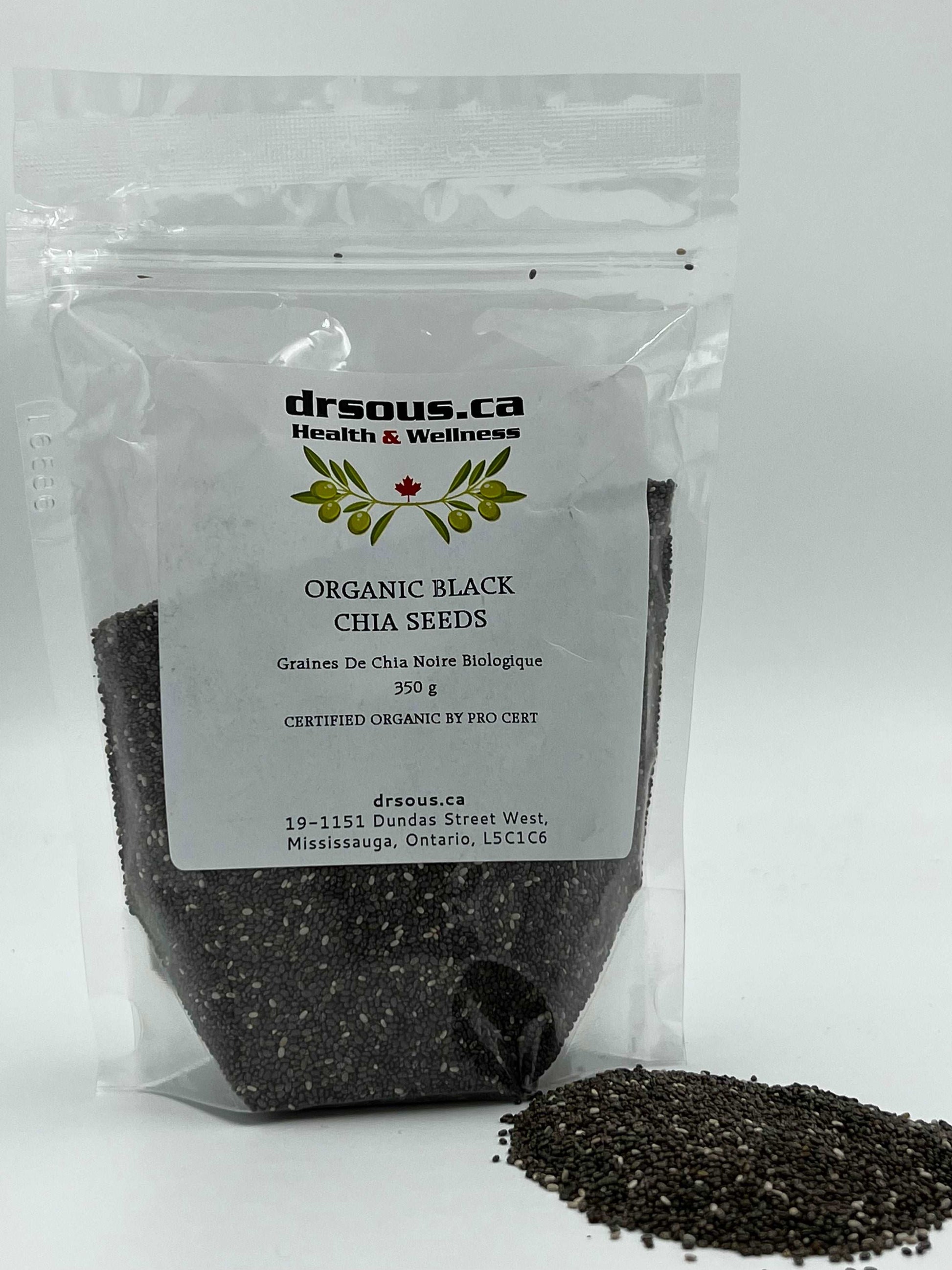 1001. DrSous.Ca Black Chia Seeds