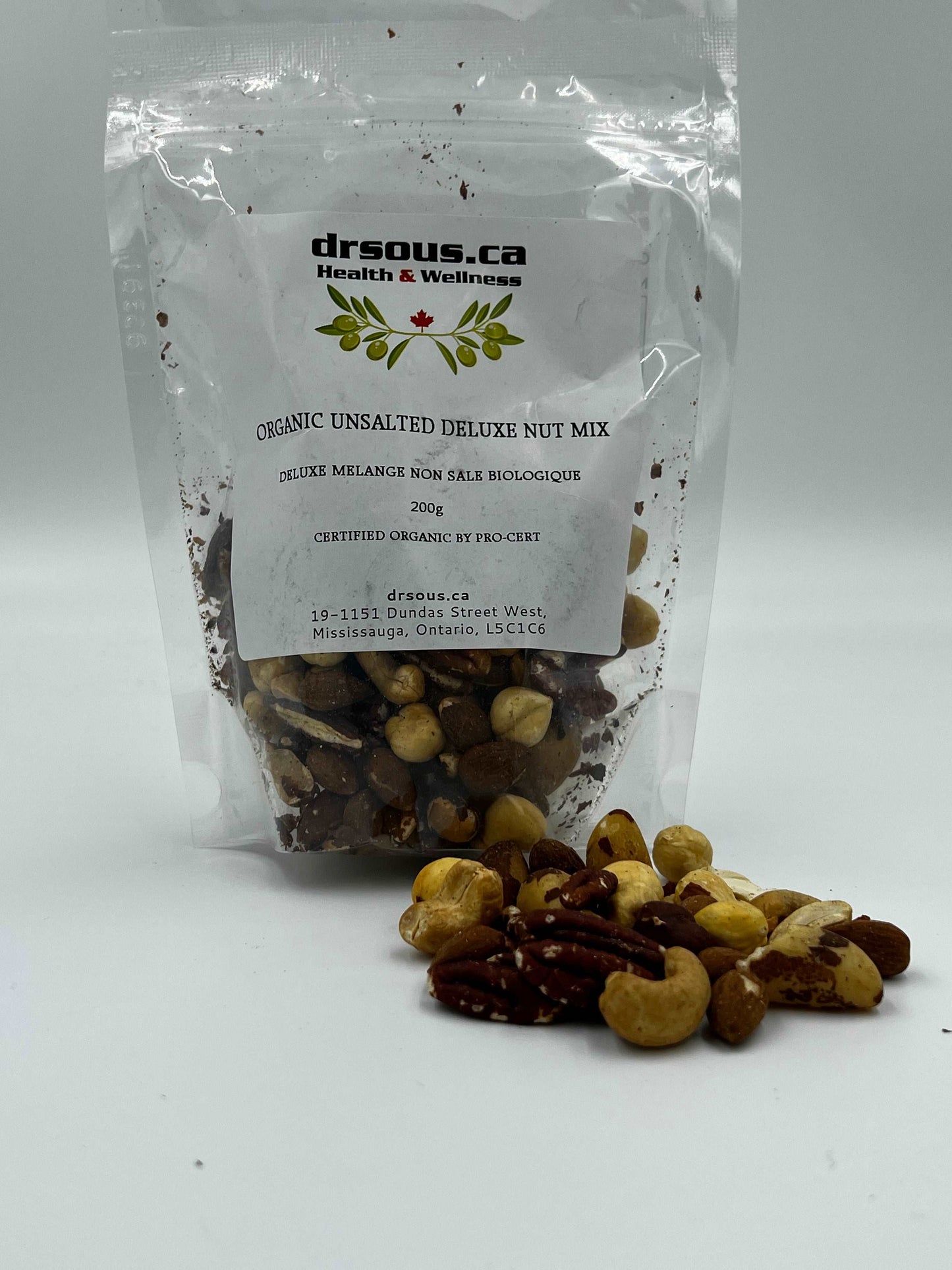 1008. Organic Unsalted Deluxe Nut Mix