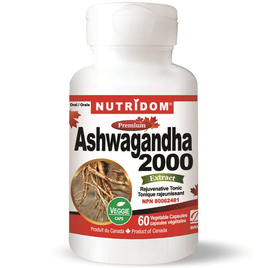 102. DRSOUS.CA Ashwagandha ayuda a las personas a calmar las hormonas del estrés Botella de 60 cápsulas