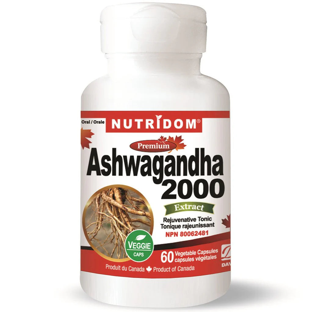 102. DRSOUS.CA Ashwagandha ayuda a las personas a calmar las hormonas del estrés Botella de 60 cápsulas