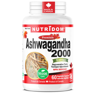 Nutridom Ashwagandha 500 mg — 60 capsules véganes