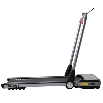 2 in 1 Folding Treadmill, 2.5HP Horizontally Foldable Electric Treadmill