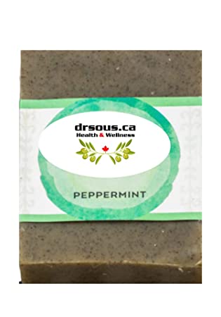 1809. Peppermint Bar Soap - DrSous.Ca