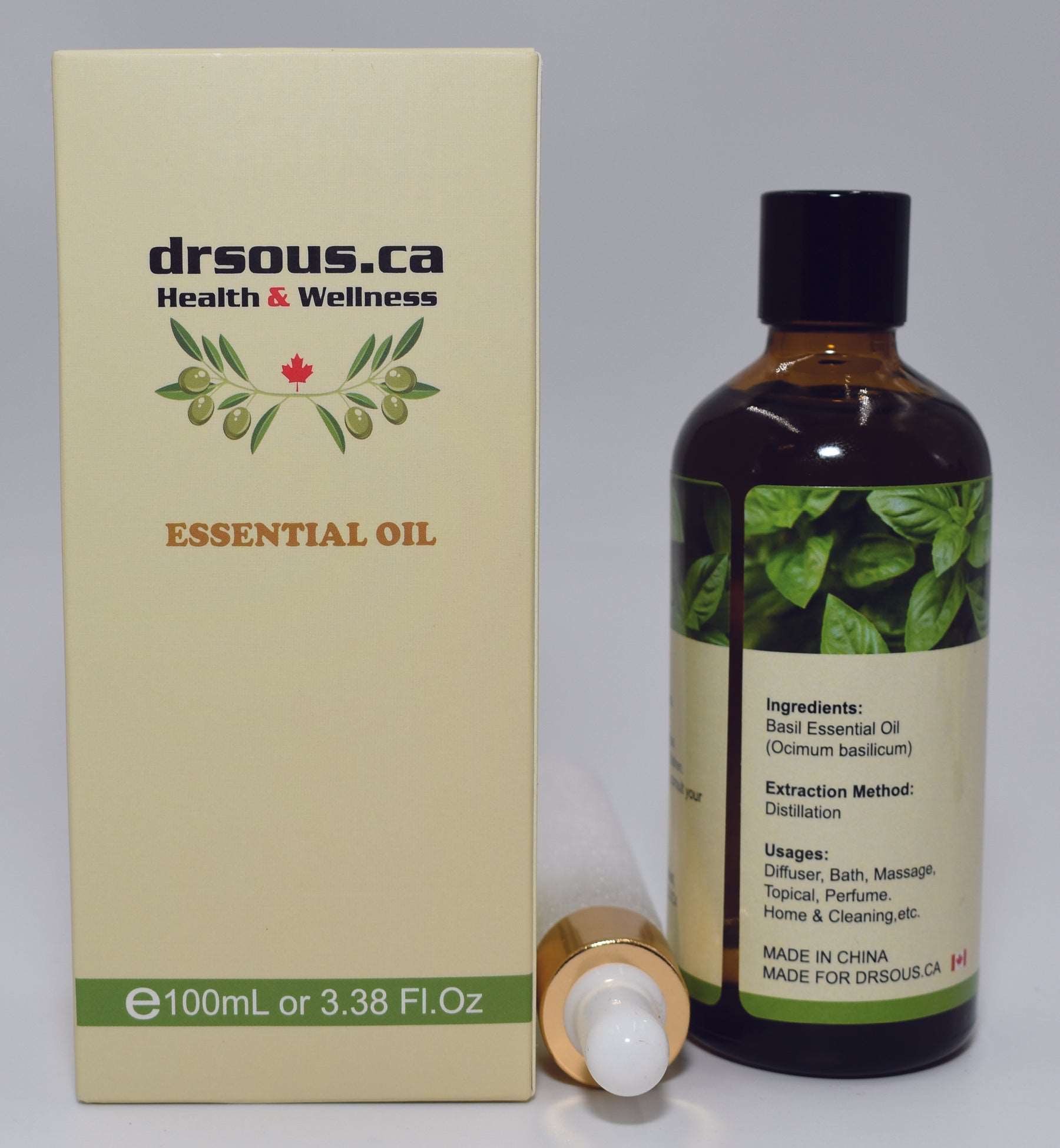 203. Basil Essential Oil - DrSous.Ca