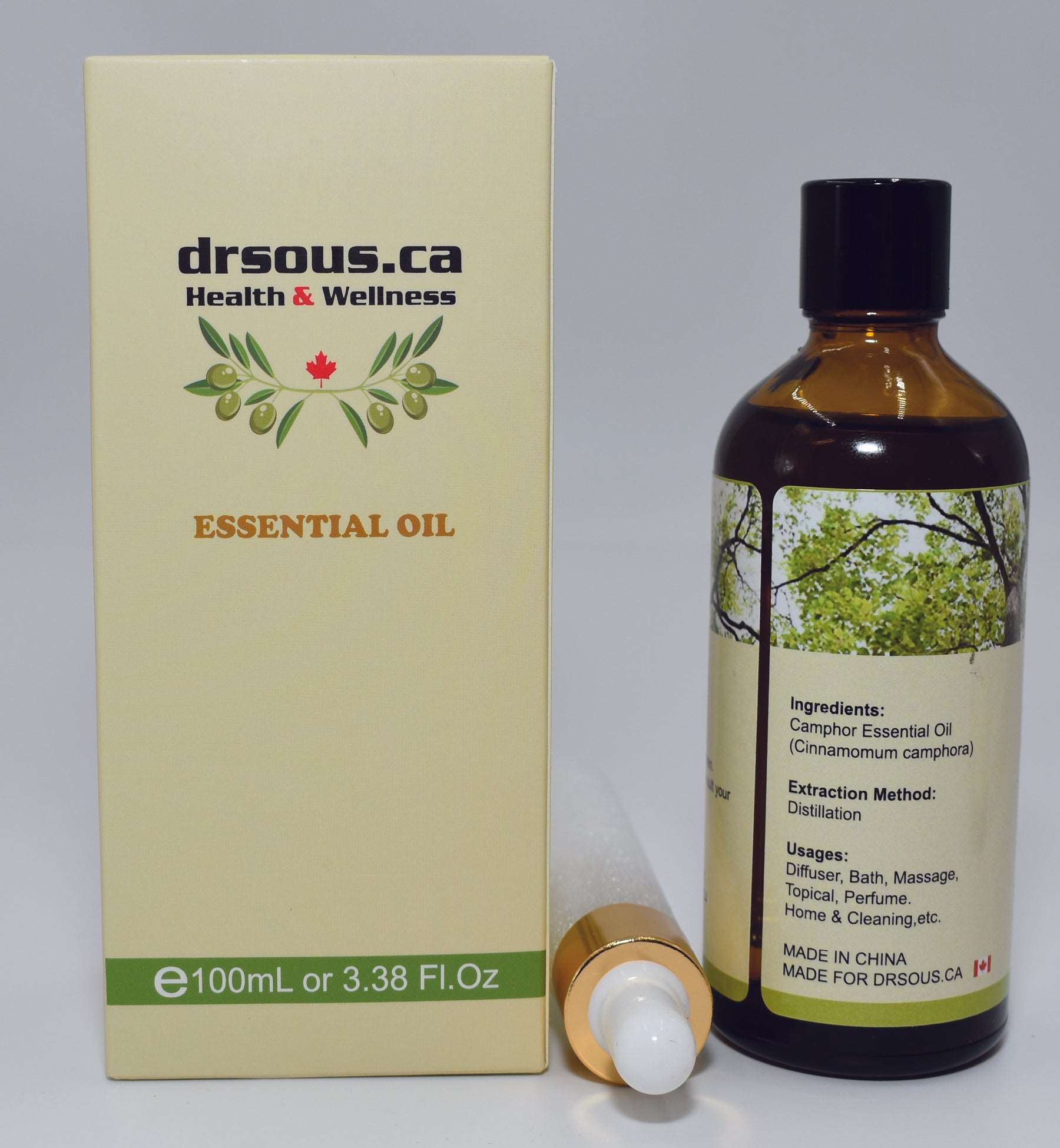 206. Camphor Essential Oil - DrSous.Ca