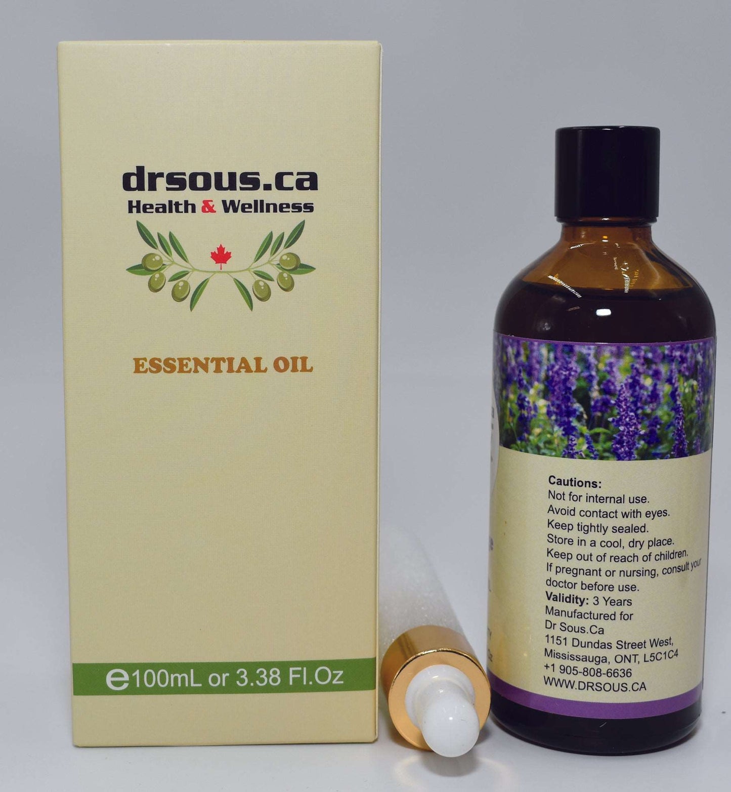 211. Clary Sage Essential Oil - DrSous.Ca