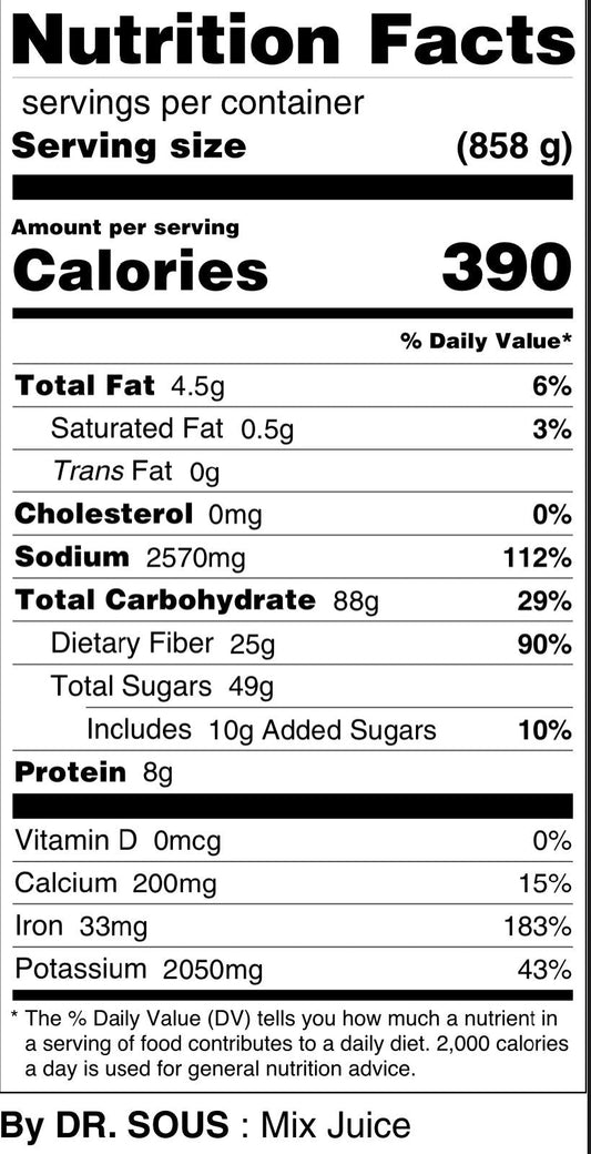 2205. mix juice recipe by. Dr sous ( Energy, Improve Immunity) - DrSous.Ca