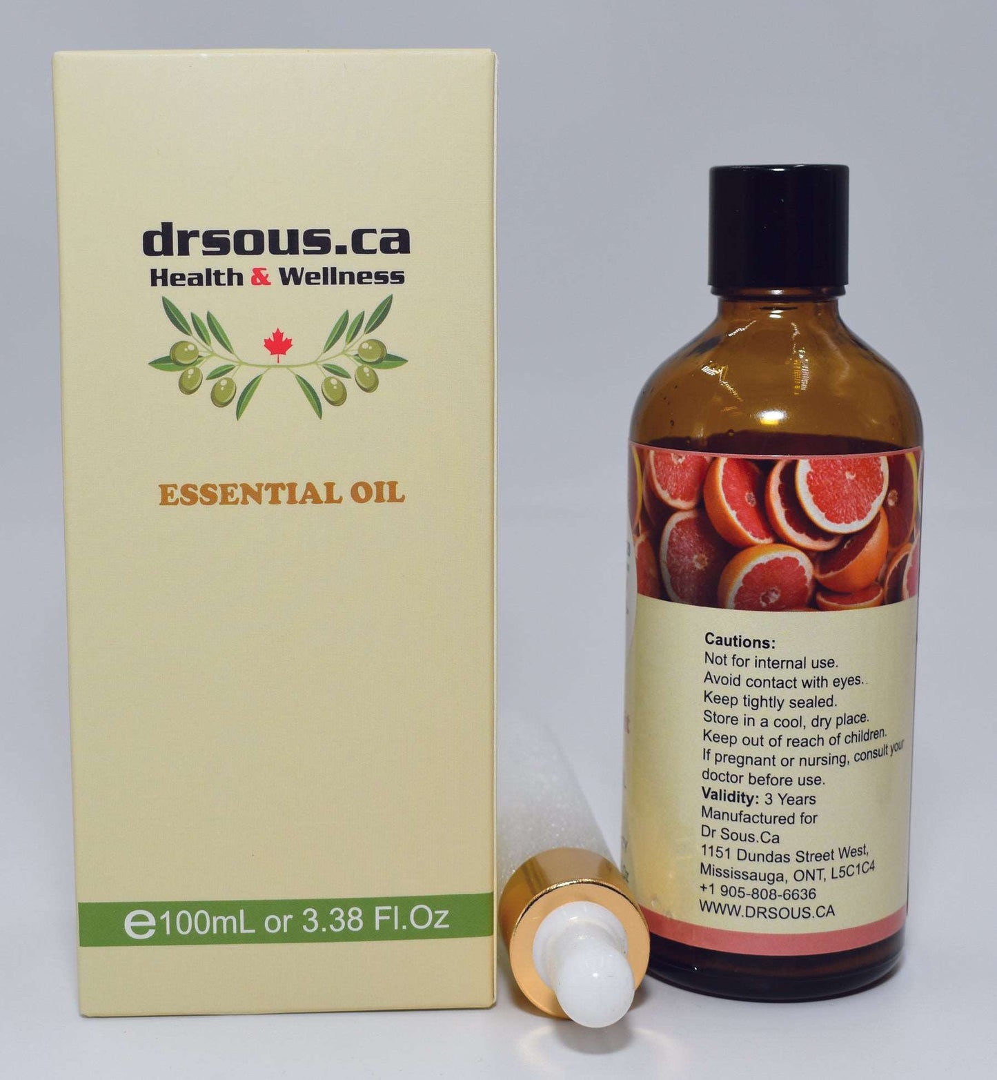 221. Grapefruit Essential Oil - DrSous.Ca