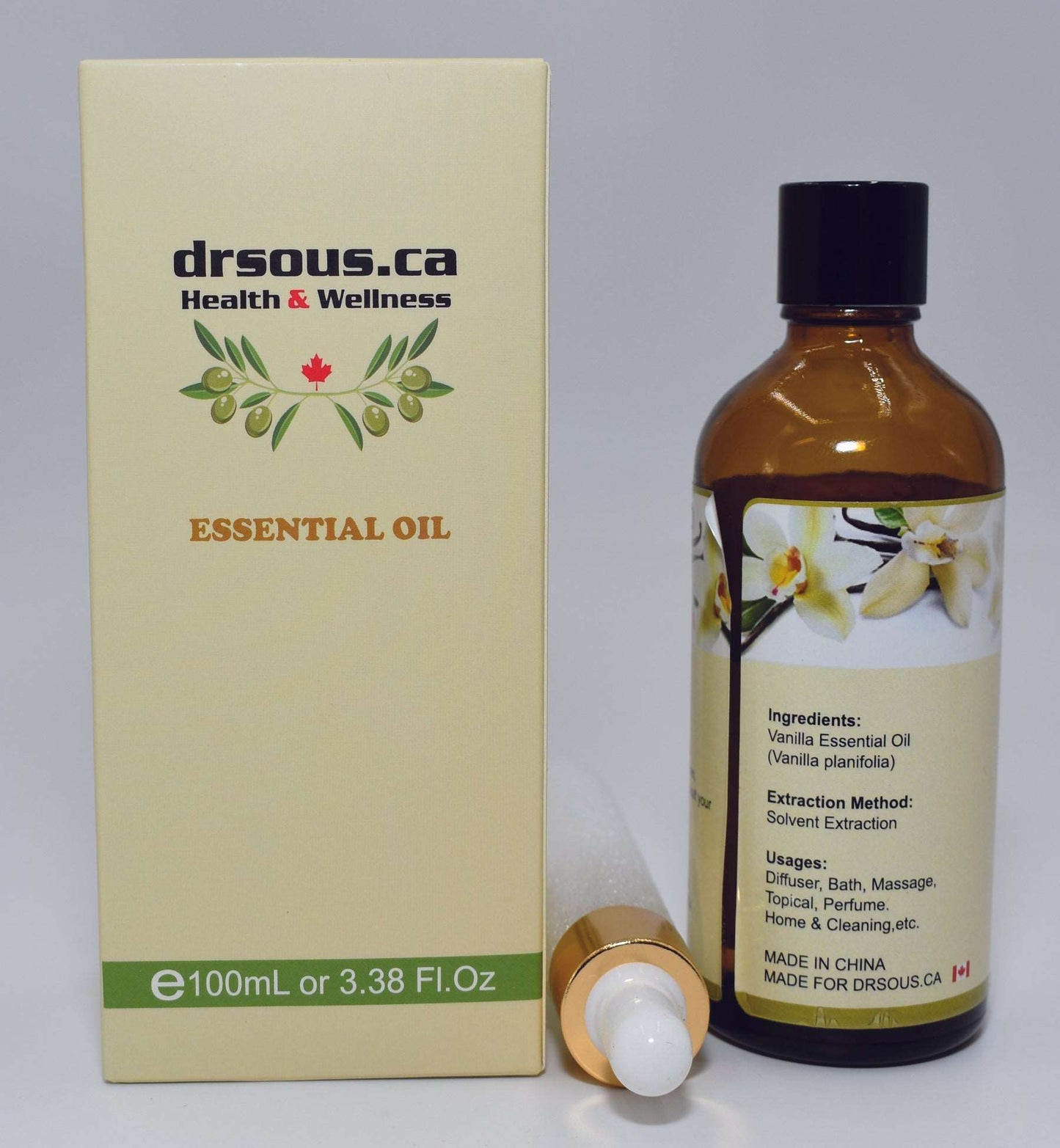 225. Vanilla Essential Oil - DrSous.Ca