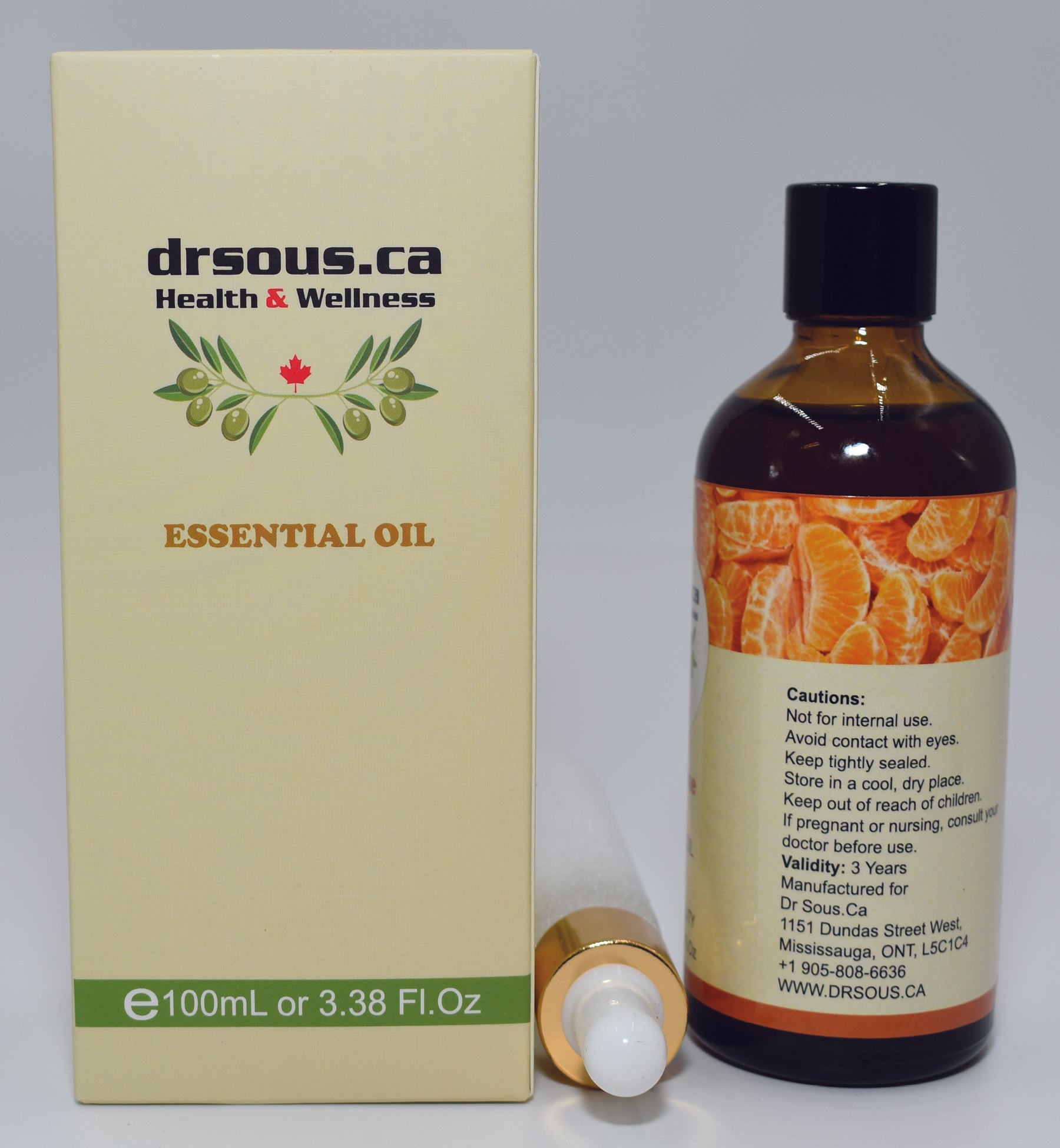 239. Tangerine Essential Oil - DrSous.Ca