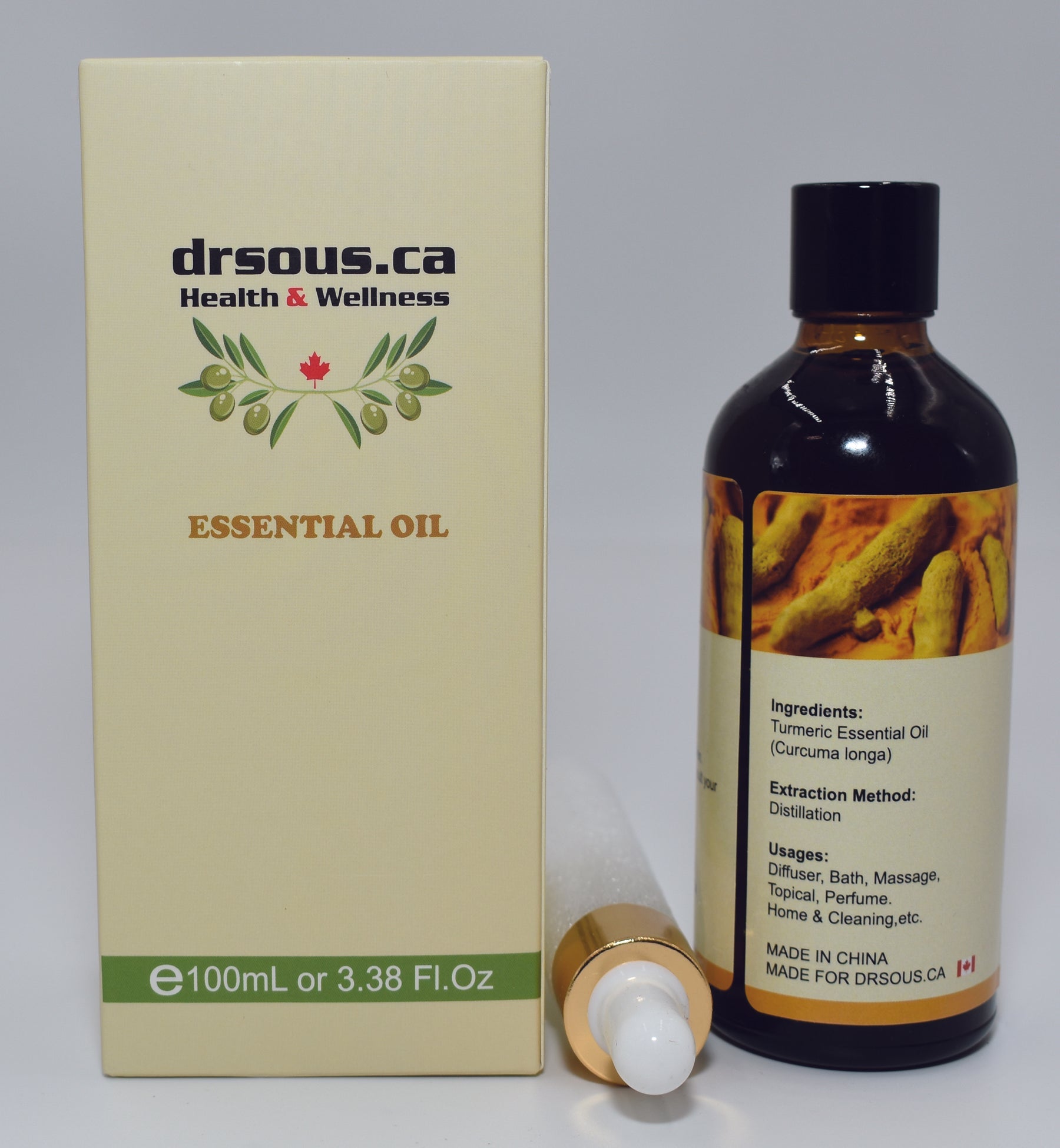 245. Turmeric Essential Oil - DrSous.Ca