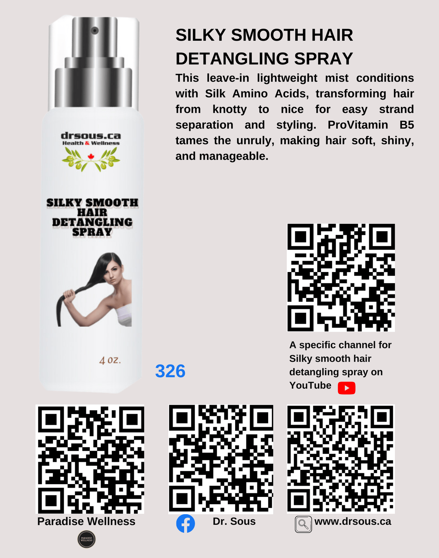 2727. 5) Hair & Scalp Treatment 2) Dry Hair Treatment - DrSous.Ca