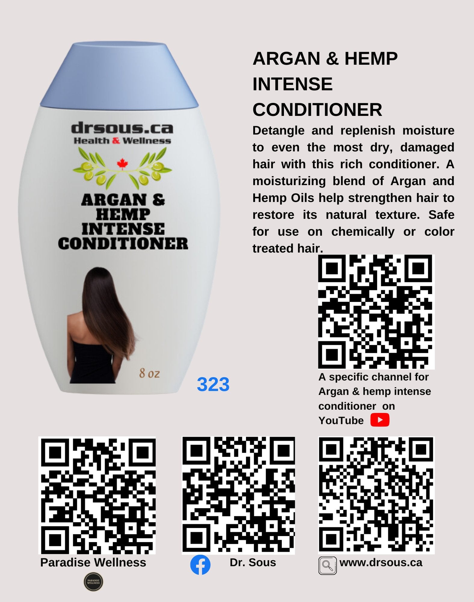 2727. 5) Hair & Scalp Treatment 2) Dry Hair Treatment - DrSous.Ca