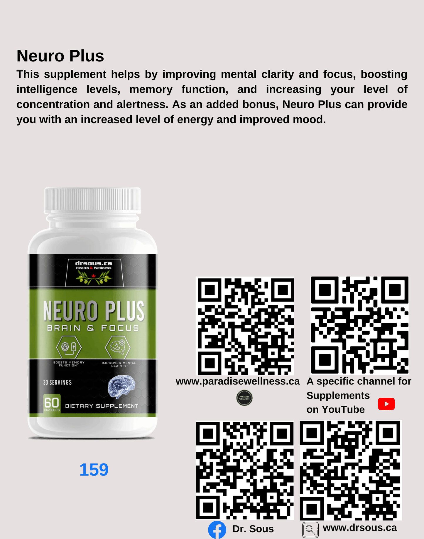 2913.Head & Spinal Cord. 3)Improve Memory & Focus - DrSous.Ca