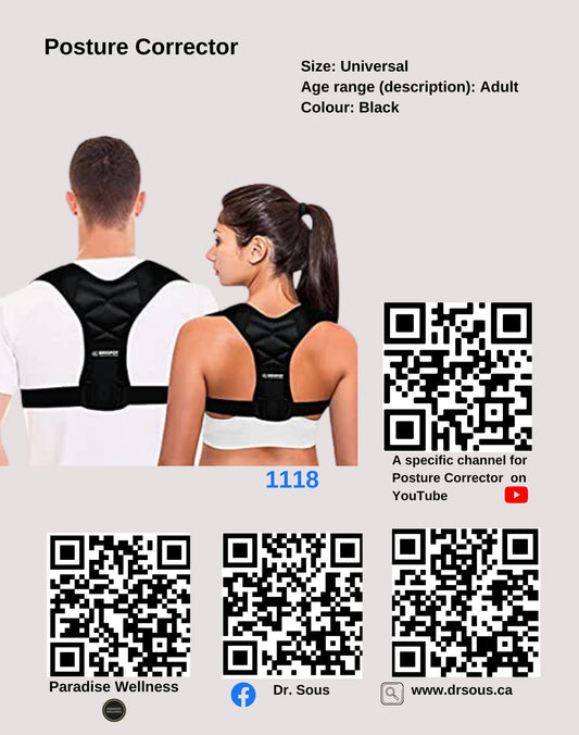 3002. 3)Neck Pain Braces Package 1) Posture Corrector, 2) FACIAL MASSAGE GUN, & 3) Heated Pad - DrSous.Ca