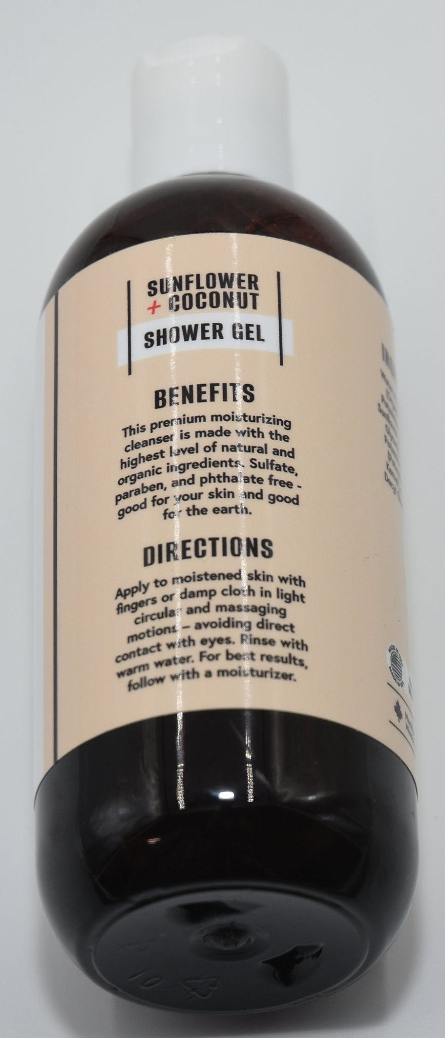 303. Organic Sunflower & Coconut shower Gel - DrSous.Ca