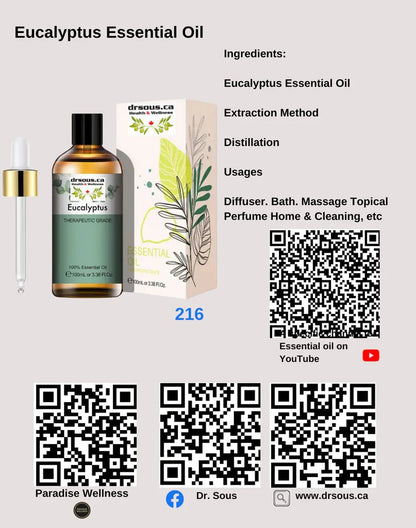 3132-Emphysema- Eucalyptus, Tea Tree, Peppermint - DrSous.Ca