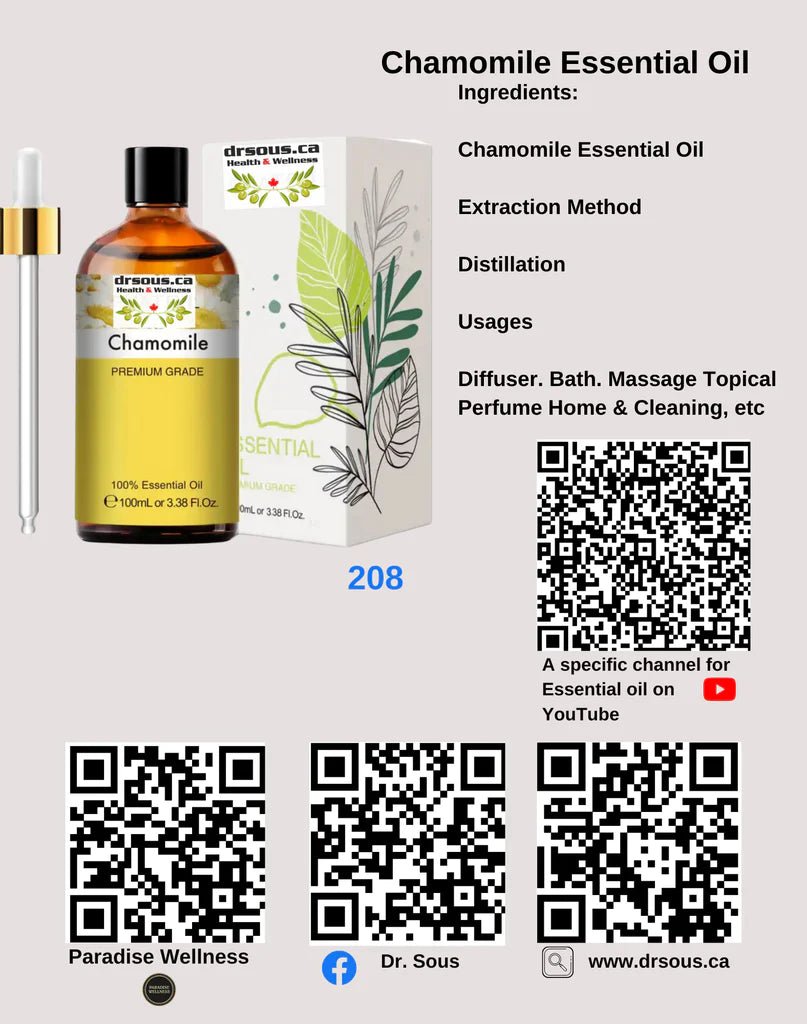 3134-Sinusitis(232. Tea Tree, 222. Lavender,208. Chamomile) - DrSous.Ca