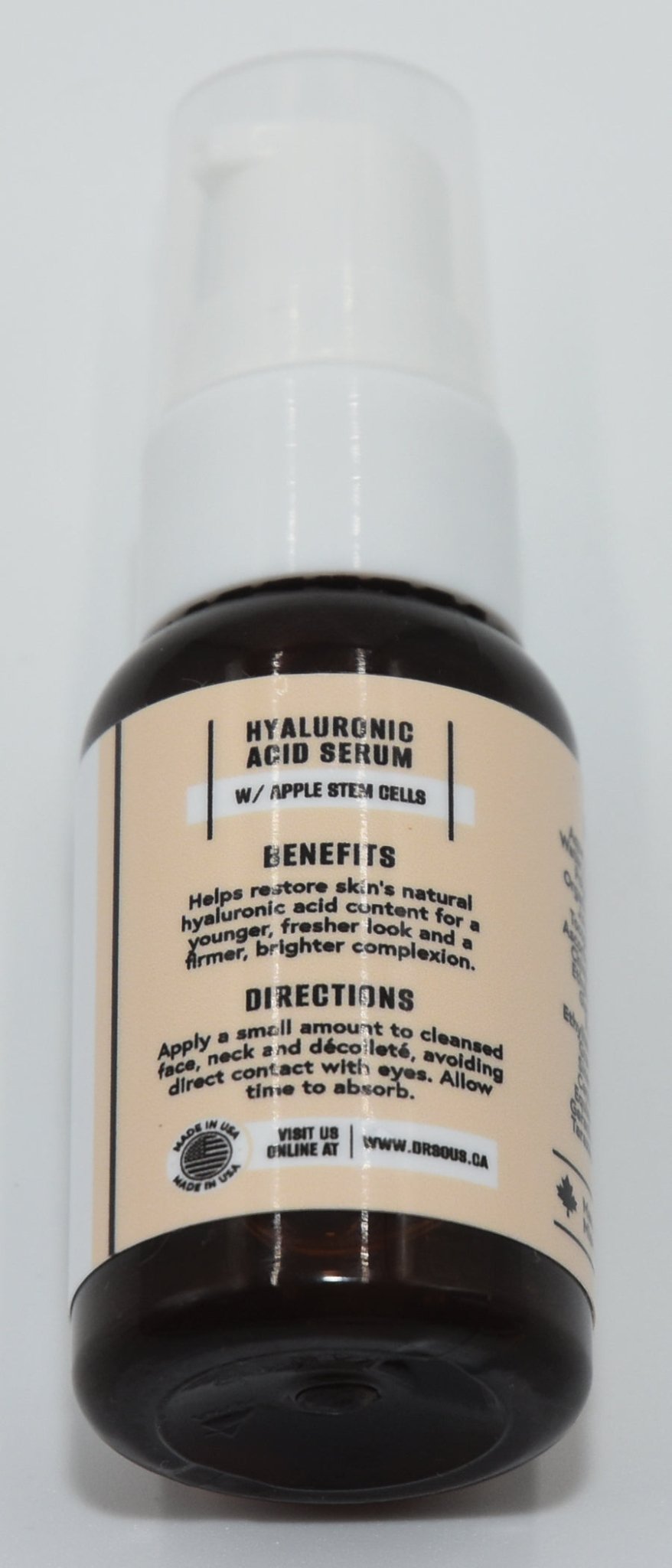 316. Advanced Stem A Hyaluronic Acid Serum - DrSous.Ca