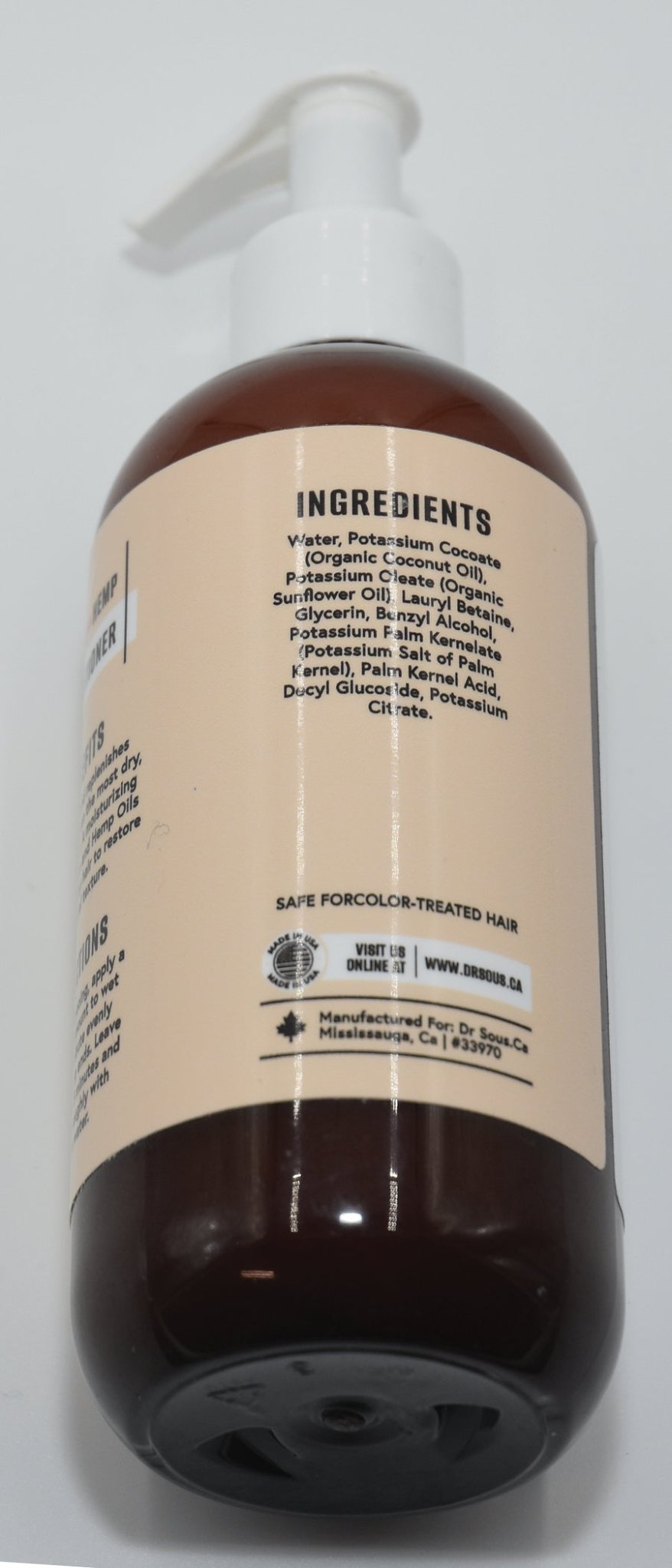 323. Argan and Hemp Intense Conditioner - DrSous.Ca