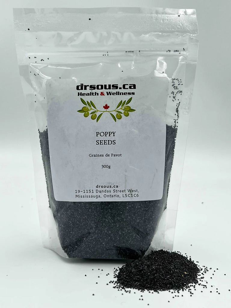 3506.7)Boosts Brain Functions, 1) Organic Matcha Green Tea Powder, 2) Peanuts, 3) Poppy Seeds - DrSous.Ca