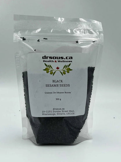 3507.8)High in Antioxidants, 1) Black Sesame Seeds, 2) Black Chia Seeds, 3) Hulled Hemp Seeds - DrSous.Ca