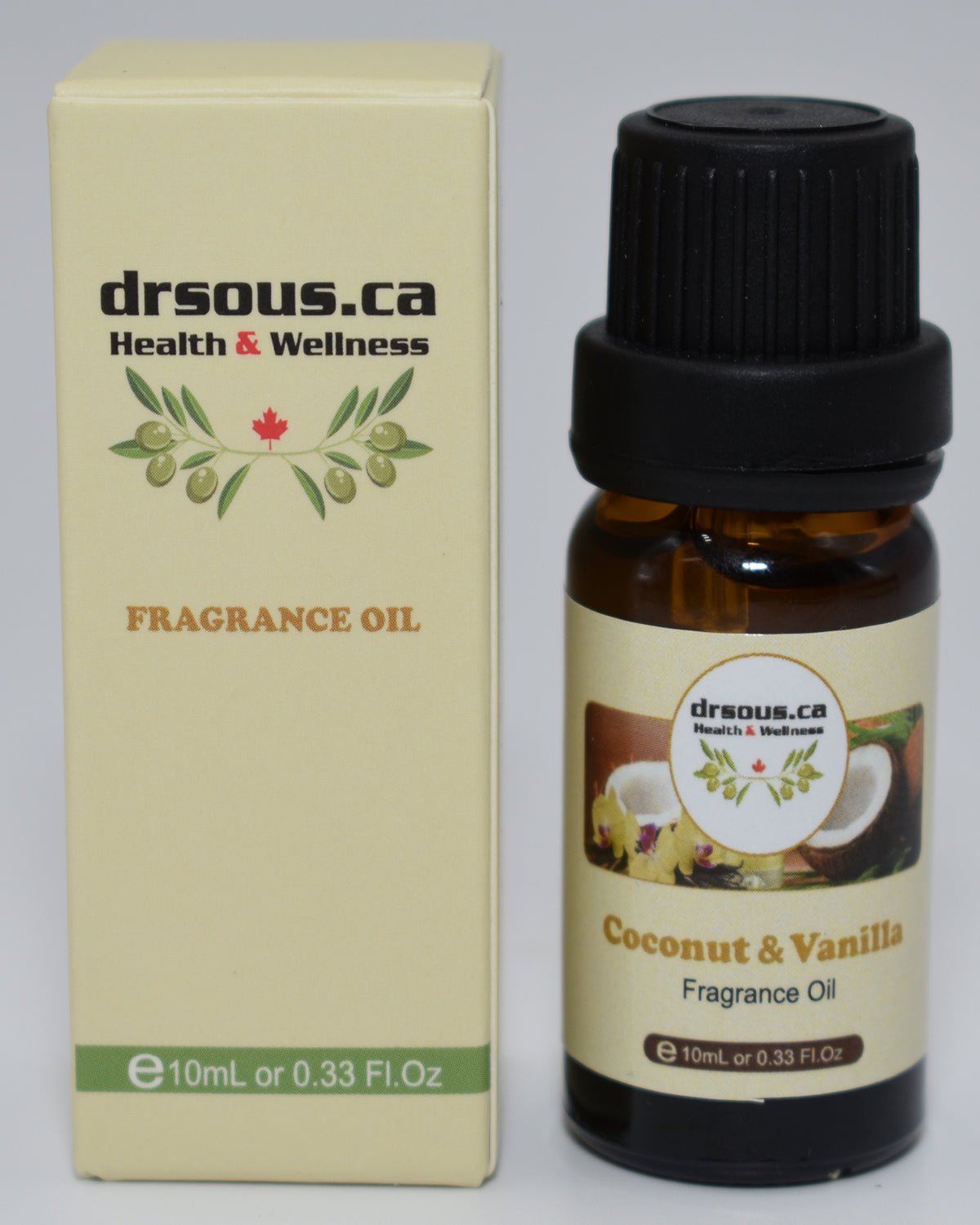 501. Coconut & Vanilla Fragrance Oil - DrSous.Ca