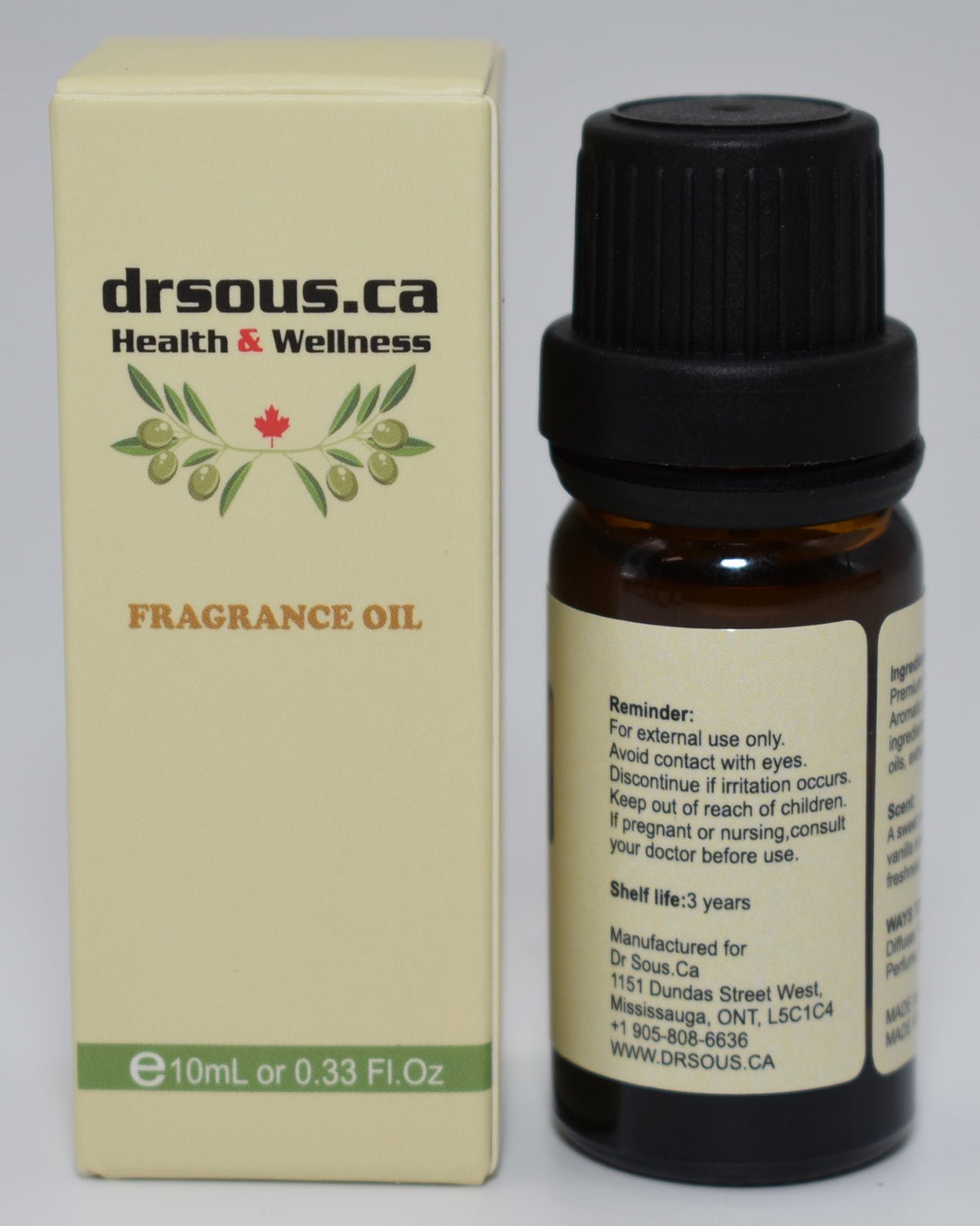 501. Coconut & Vanilla Fragrance Oil - DrSous.Ca