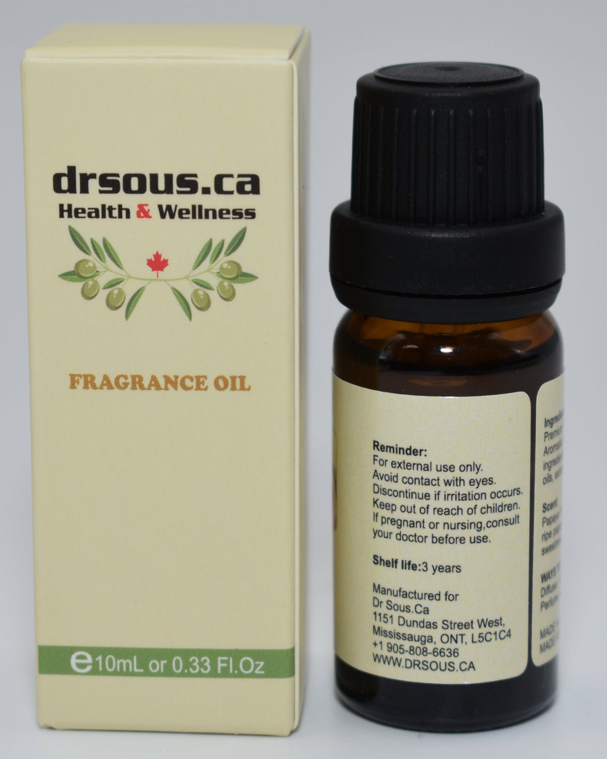 536. Papaya Fragrance Oil - DrSous.Ca