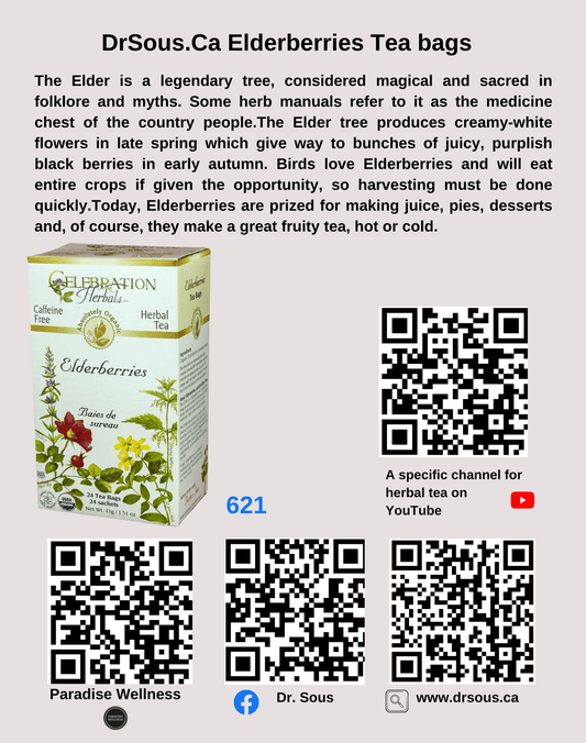 621. DrSous.Ca Elderberries Tea bags - DrSous.Ca