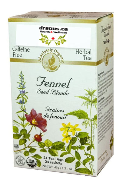 623. DrSous.Ca Fennel Seed Blond Tea Bags - DrSous.Ca