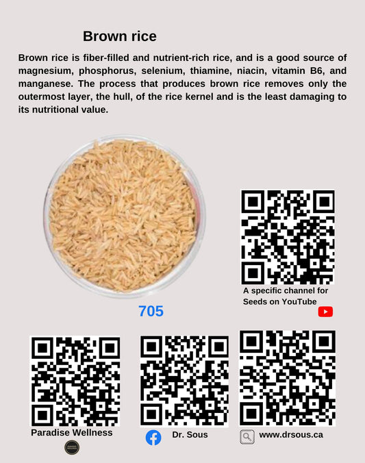 705. Brown rice - DrSous.Ca