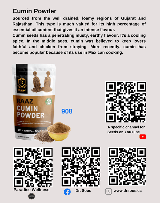 908. Cumin Powder - DrSous.Ca